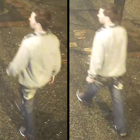 New Westminster police are asking the public to help them identify a suspect in a machete attack on Dec.7, 2014.