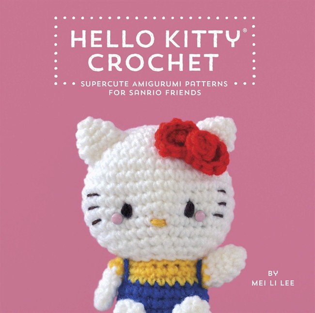 This photo provided by Quirk Books shows the book cover of "Hello Kitty Crochet: Supercute Amigurumi Patterns for Sanrio Friends," by Mei Li Lee.