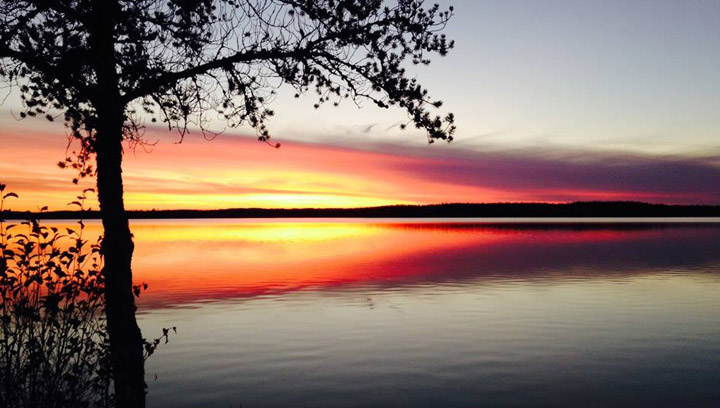 Oct 19: One from northern Saskatchewan. This photo was taken by Weldon McCallum at Pelican Narrows.