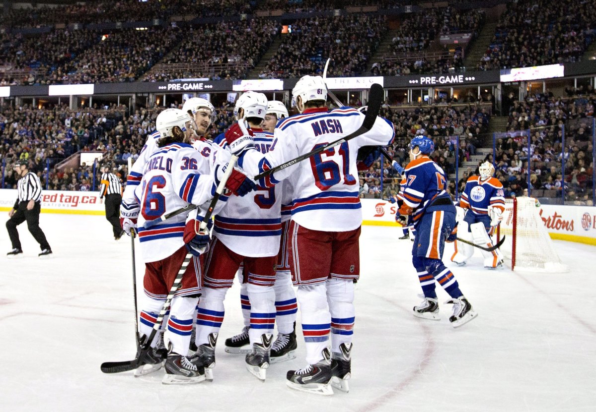 new york rangers oilers