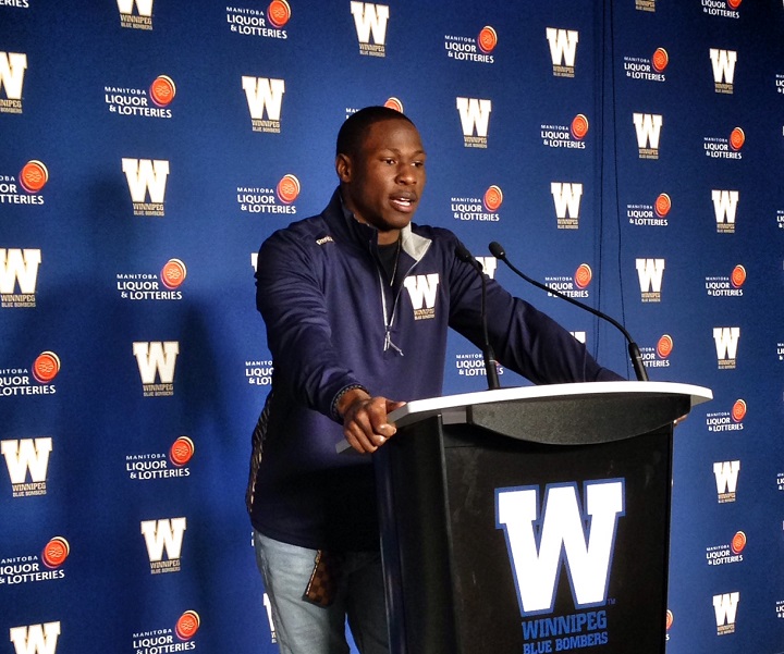 Blue Bombers receiver Clarence Denmark discusses his all-star selection.