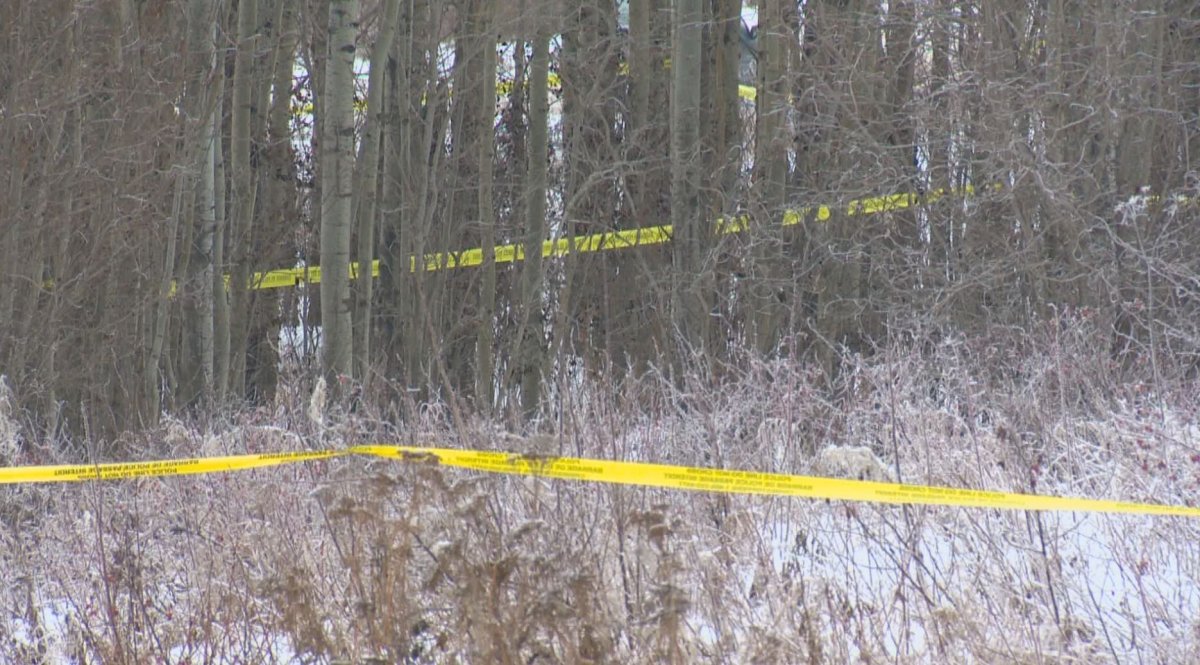 Scene of serious attack on a 6-year-old girl at the Paul Band First Nation in Parkland County, west of Edmonton. December 21, 2014.