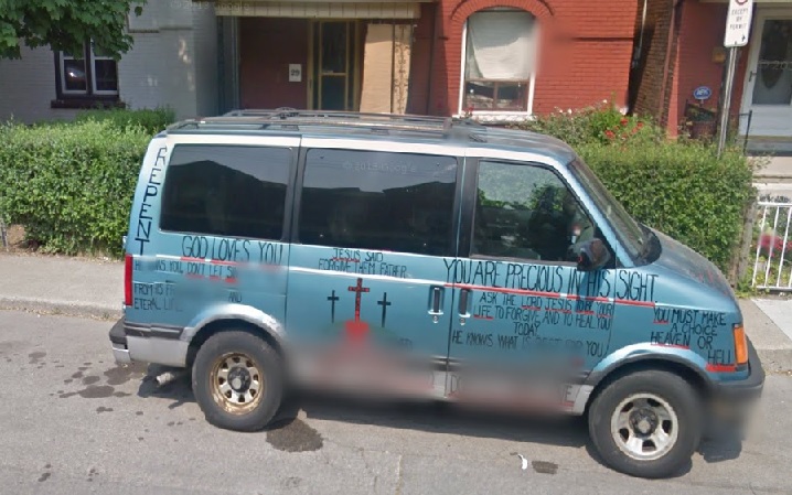 An undated image of the minivan belonging to Peter Wald, found dead in his home Sept. 17, 2013.