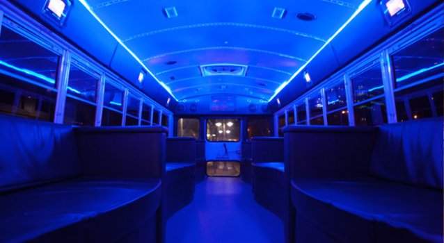 Inside a Rockstar Party Machine Bus