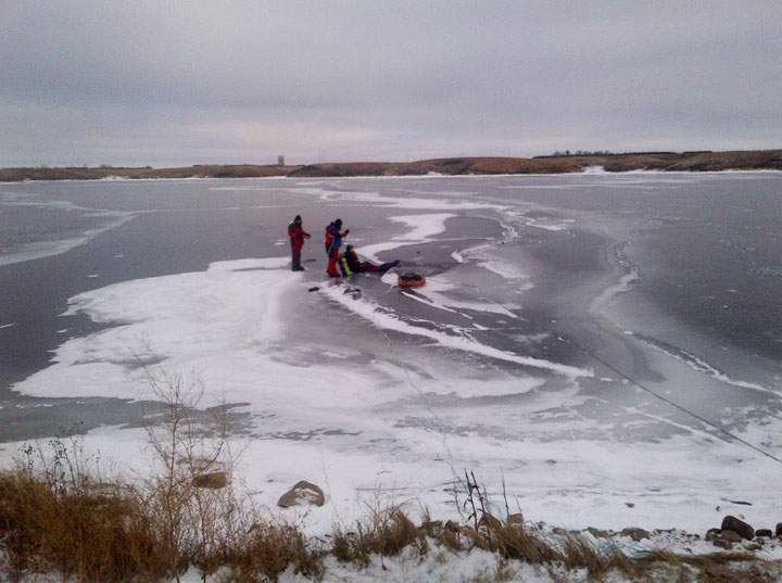The RCMP Underwater Recover Team found a missing Saskatchewan man beneath the ice near Willows Dam Tuesday.