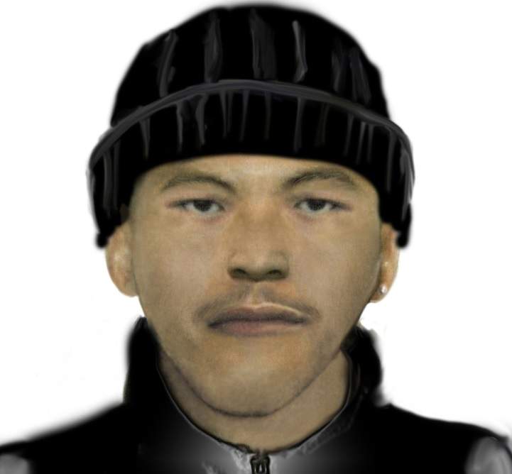 Composite sketch of sexual assault suspect.