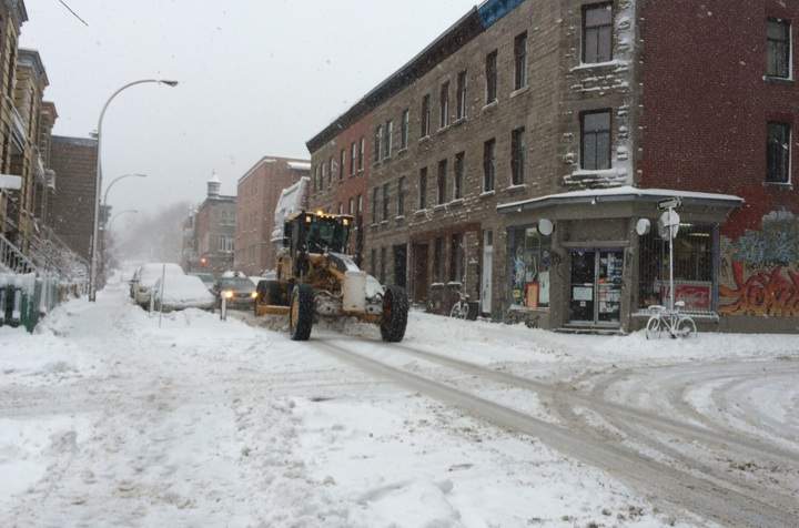 Montrealers can expect to see a lot more of this after a snowstorm hit the city on December 10, 2014.