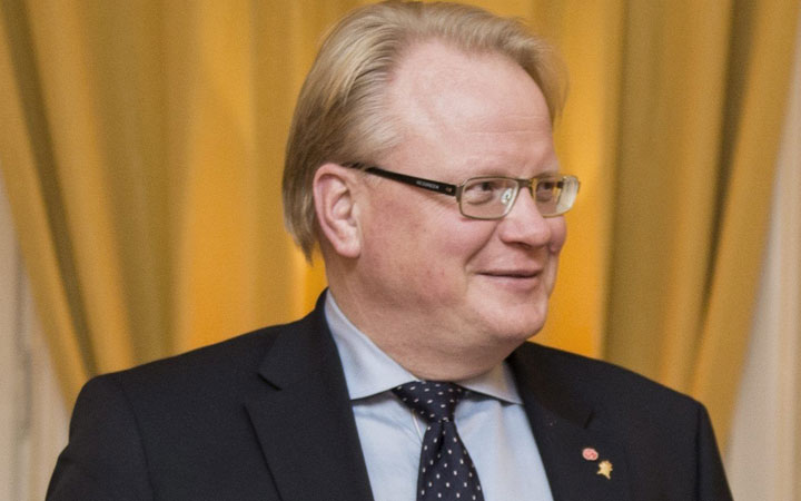 Swedish defence minister Peter Hultqvist.
