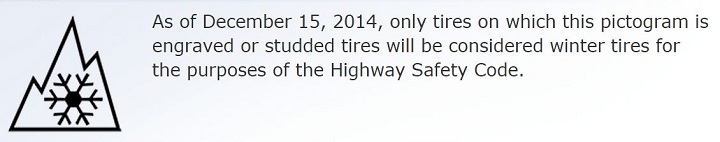 Mandatory winter tires in Quebec - image