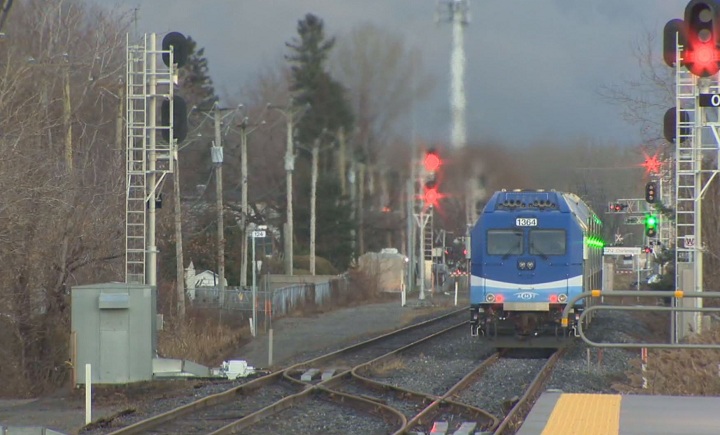 Trains have been cancelled on the Deux-Montagnes line for an indefinite amount of time as crews deal with a medical emergency. Monday, Nov. 26, 2018.
