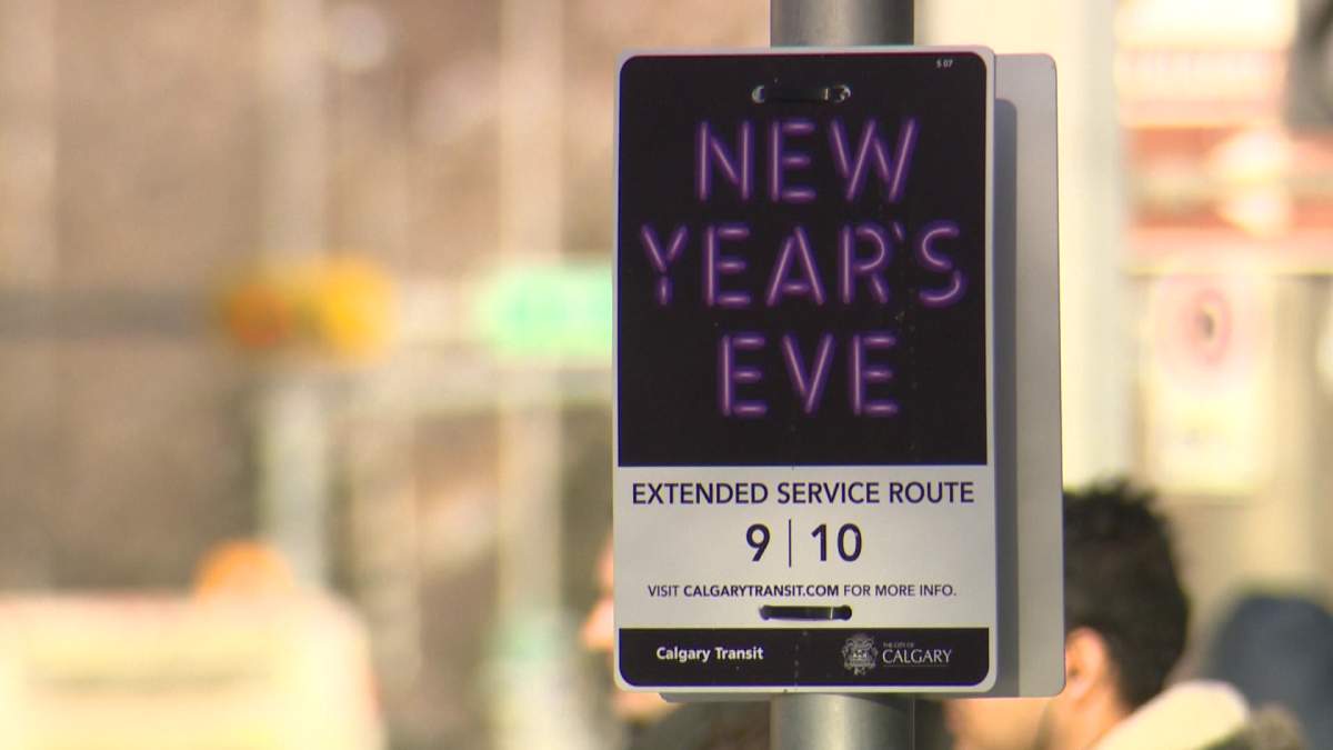 New Year’s Eve is the busiest transit day of the year in Calgary.