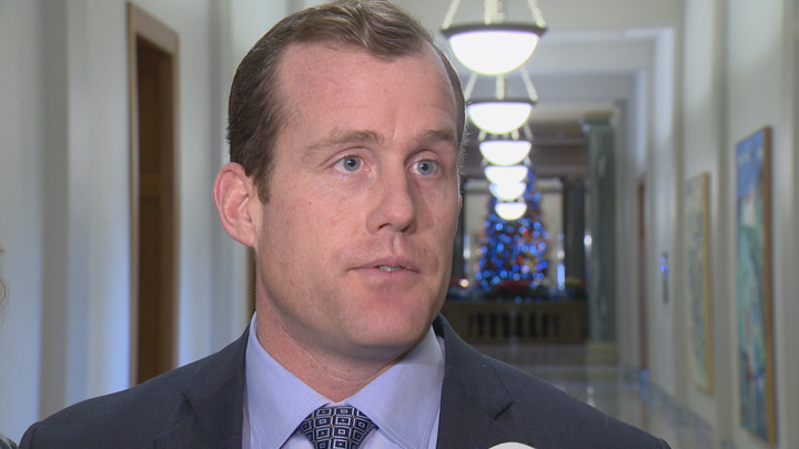 NDP Leader Trent Wotherspoon says the provincial wildfire budget has fallen by nearly half, from $102 million in 2009-2010 to $56 million in 2015-2016.