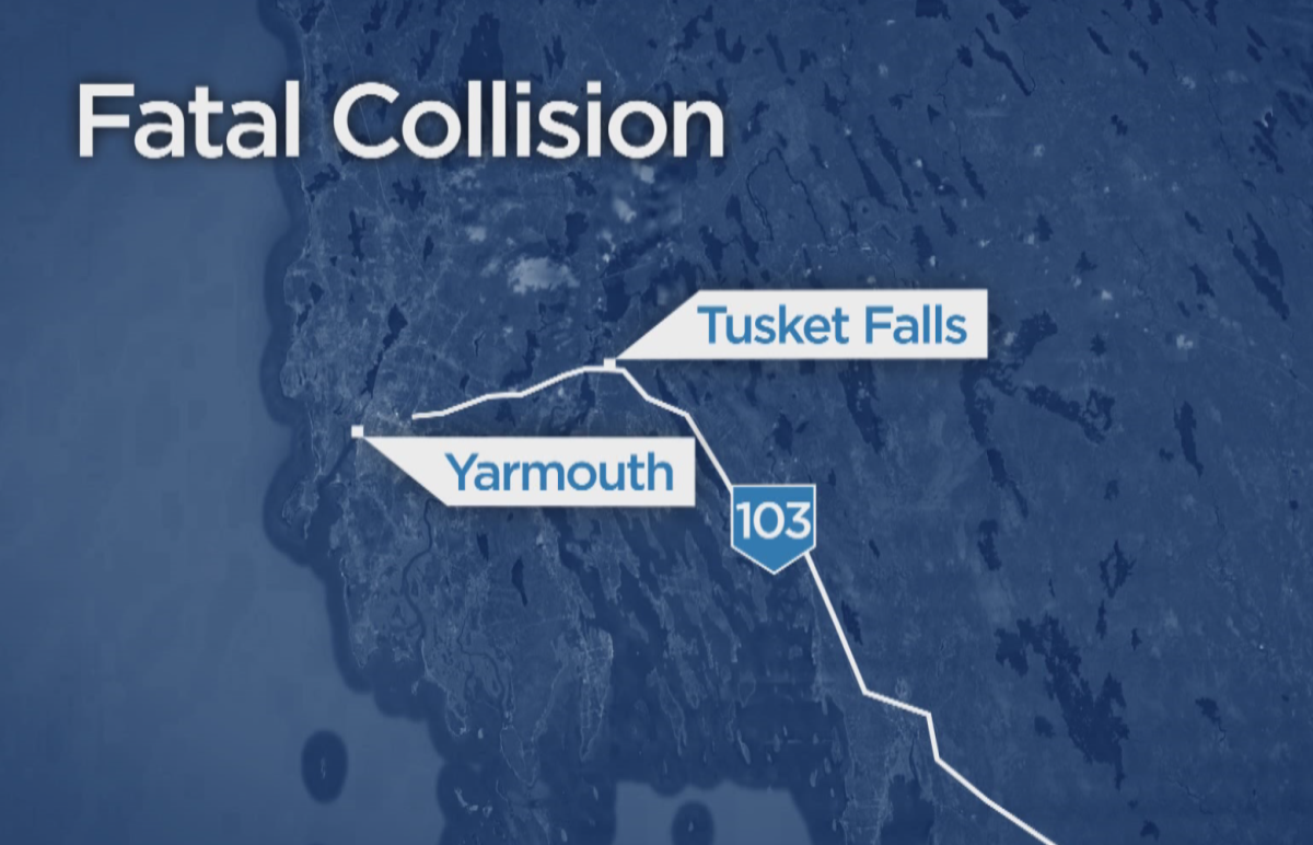 Deadly car crash closes Highway 103 near Yarmouth - image