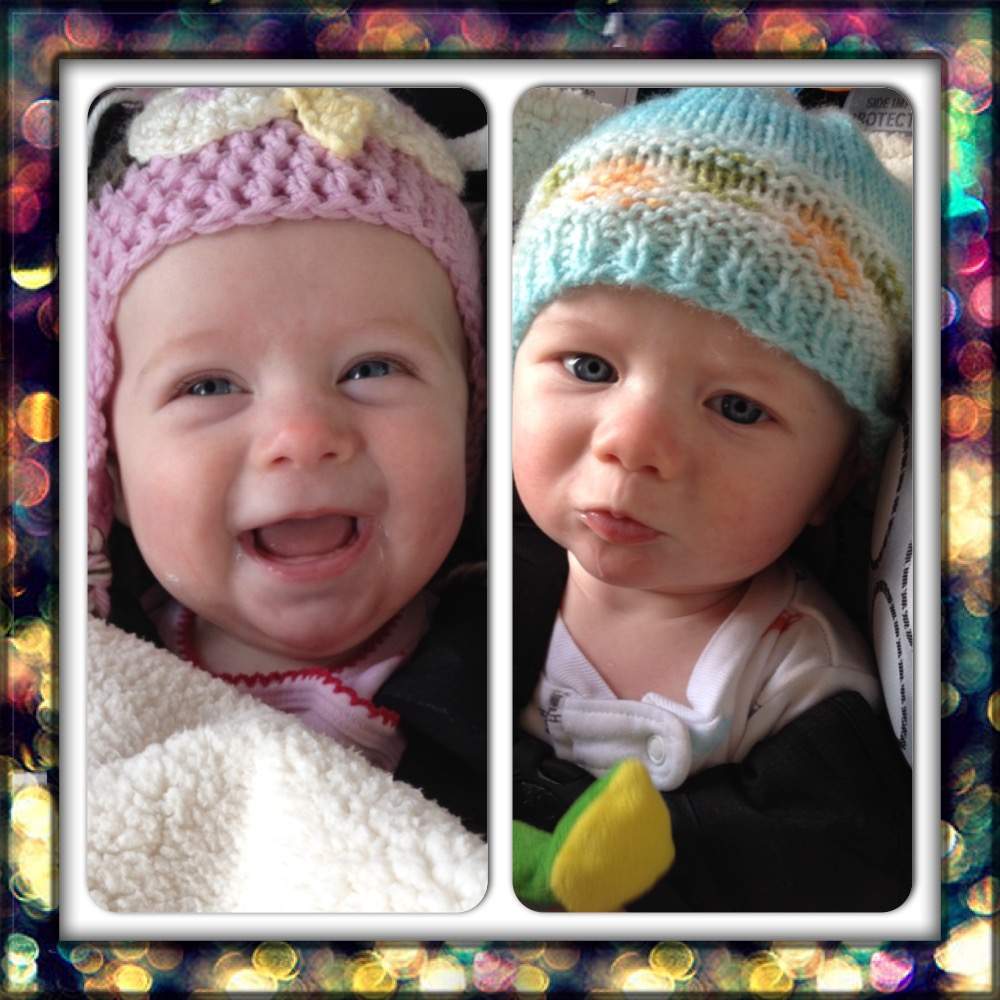 The Nixon twins are ready to celebrate the season.