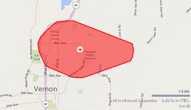 UPDATE: Power restored in Vernon - image