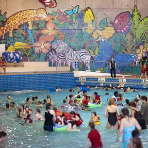Village Square wave pool