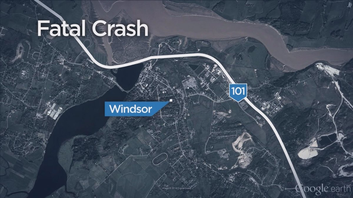 RCMP say the accident happened near Winsdor