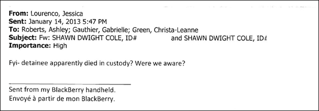 CBSA learned of its own detainee’s death by accident – three weeks later - image