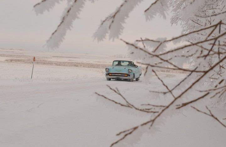 Jan. 23: This Your Saskatchewan photo was taken by Brenda Reifferscheid of a 57 Chevy convertible near Humboldt.