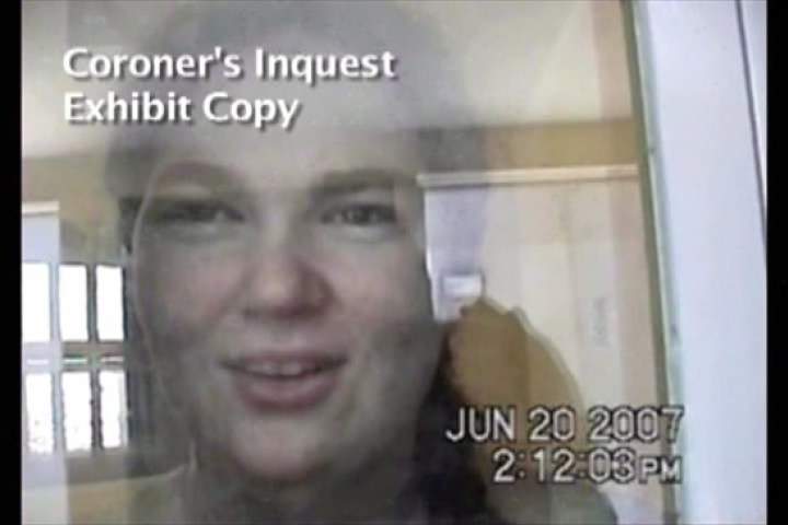 Ashley Smith is shown in this still image taken from a coroner's video. THE CANADIAN PRESS/HO.