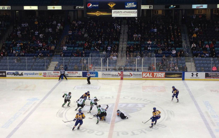 The Saskatoon Blades won their fifth-straight, shutting-out the Prince Albert Raiders 3-0 in WHL action on Sunday.