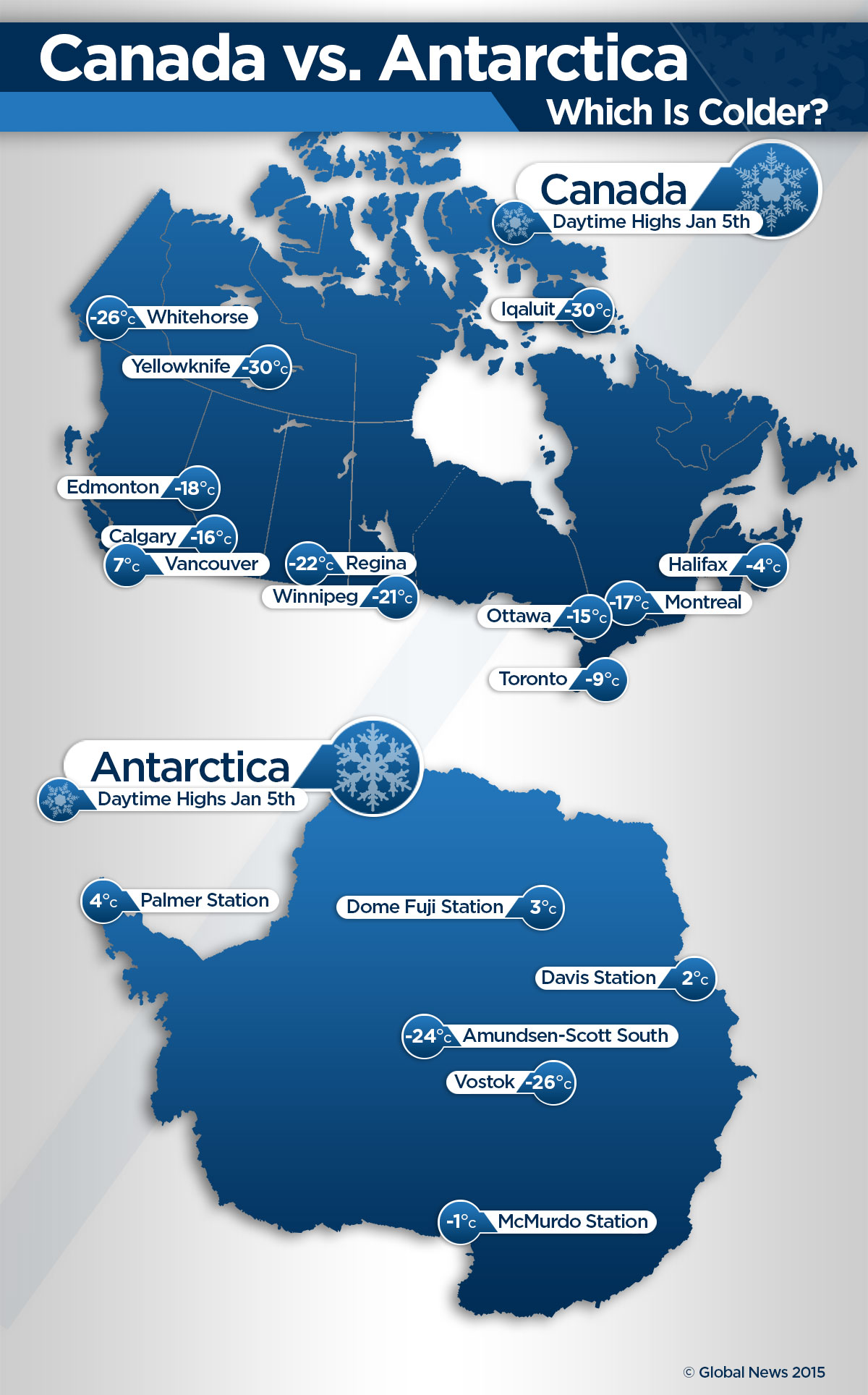 Canada vs. Antarctica: Which is colder? - image
