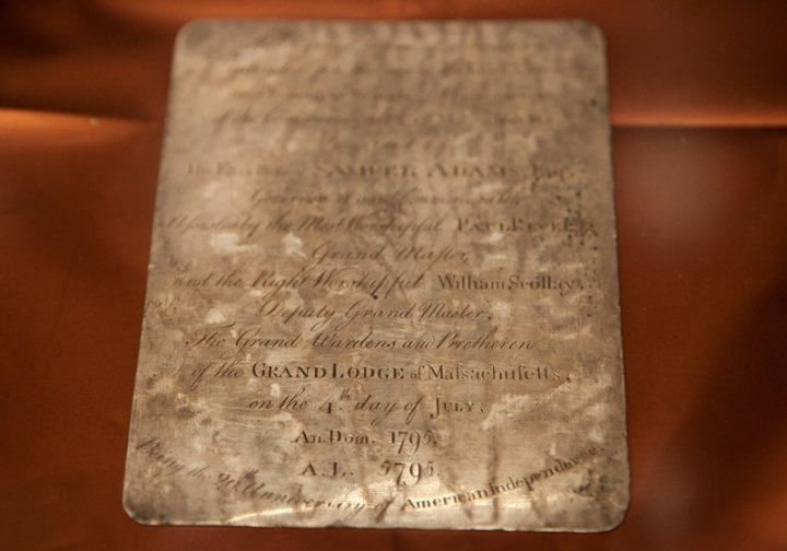 Boston gets first glimpse of time capsule believed placed by Samuel ...