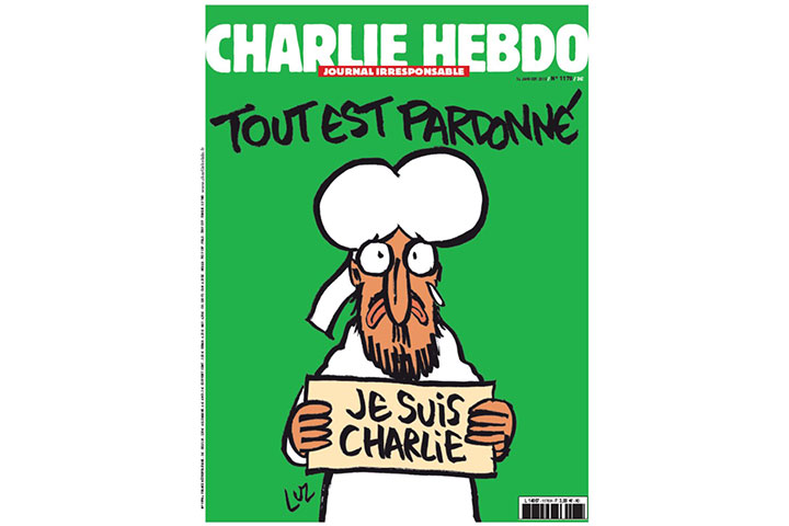 Charlie Hebdo Muhammad cover