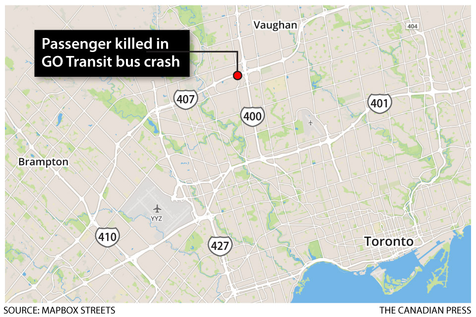 One dead, three injured after GO bus crash on Highway 407 - image