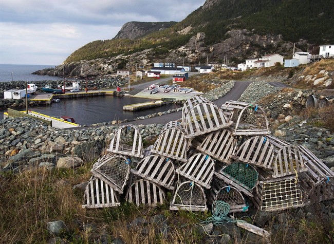 The harbour of the town of Bauline, Newfoundland and Labrador is seen on Oct. 10, 2011. The province is grappling with a $1.8 billion deficit.
