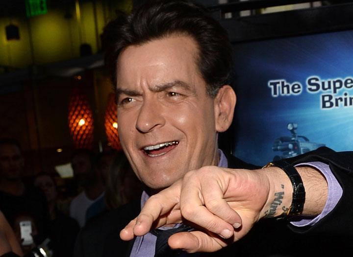 Charlie Sheen, pictured in April 2013.