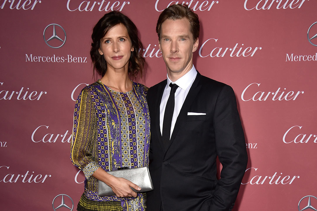 Sophie Hunter and Benedict Cumberbatch, pictured on Jan. 3, 2015.