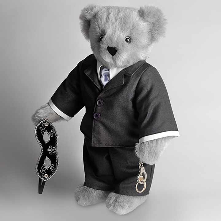 The Christian Grey-inspired teddy bear comes with a price tag of US$89.99.