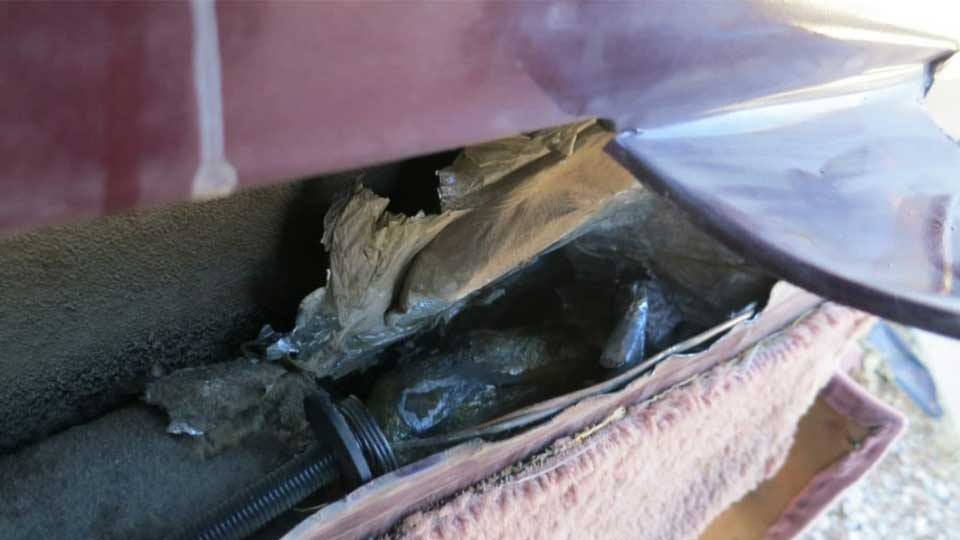 Woman finds 13 pounds of marijuana in her used van