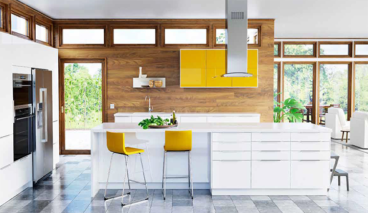 An IKEA Sektion kitchen.