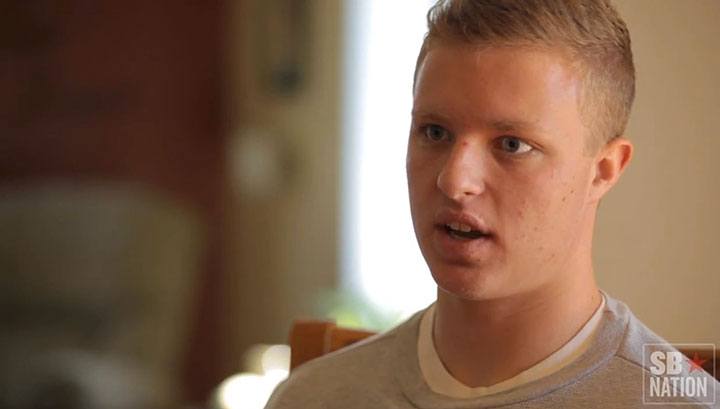 Jamie Kuntz, pictured in a SB Nation video report in 2012.