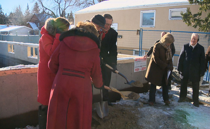 A sod turning ceremony was held Monday marking the first step towards building a new group home in Saskatoon for people with intellectual disabilities.