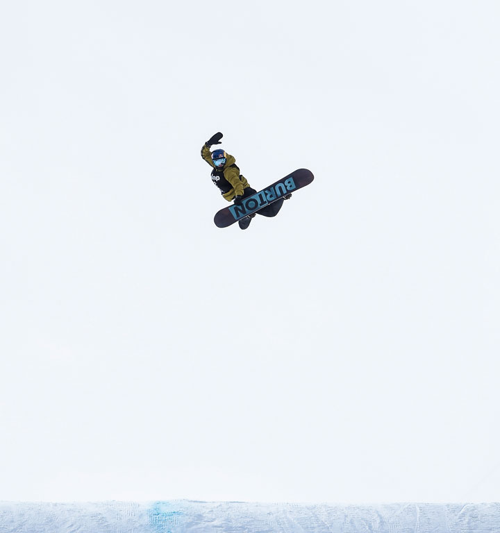 Mark McMorris hits the last jump on his victory run in the Men's Snowbird Slopestyle during the final day of the X Games Sunday, Jan. 25, 2015 at Buttermilk Mountain in Aspen, Colo. McMorris took gold with a 96.00 point run. He also won gold in the Snowboard Big Air earlier in the week.