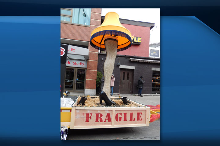 Neptune Theatre is selling this 11.5-foot tall leg lamp on Kijiji.
