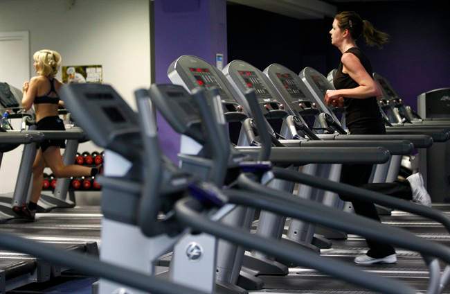 Exercise in gym