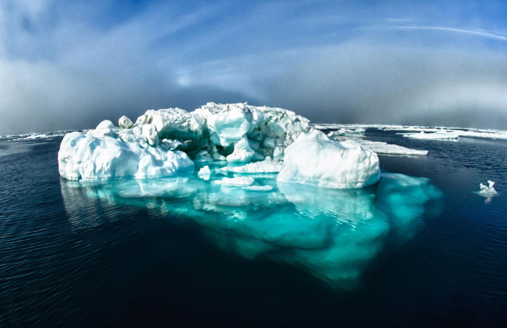 The Arctic is warming at twice the rate of the planet, causing lower sea ice extents.