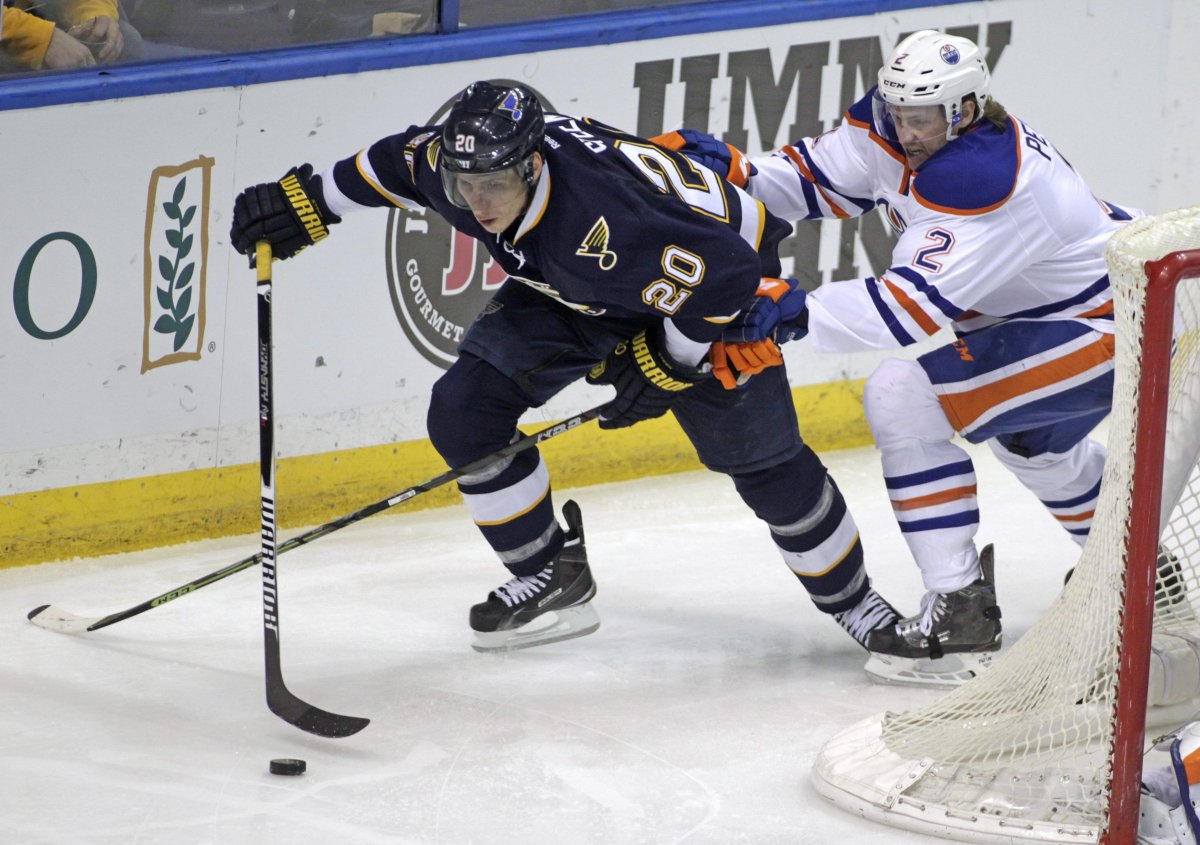 St. Louis Blues Snag 4-2 Victory Over Edmonton Oilers - Edmonton 