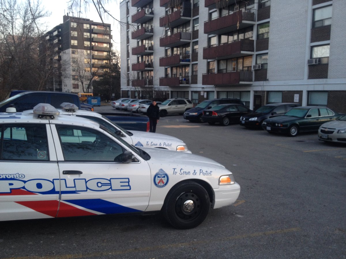 Police responded to the shooting in the Bathurst St. & Sheppard Ave. area early Thursday morning.