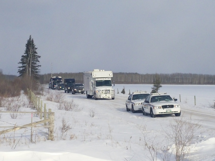 Dauphin RCMP responded in force to make the high-risk arrest of Marc Dorais. 