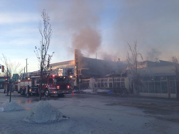 Edmonton’s Roxy Theatre goes up in flames - Edmonton | Globalnews.ca