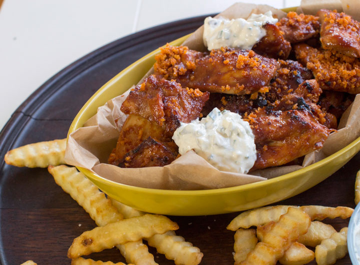 This Dec. 15, 2014 photo shows easy boneless barbecue bites in Concord, N.H. Toss the chicken with the sauce, then let it marinate for a day.