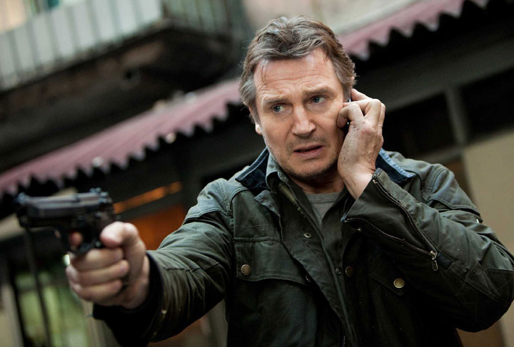 Liam Neeson in a scene from 'Taken 3.'.