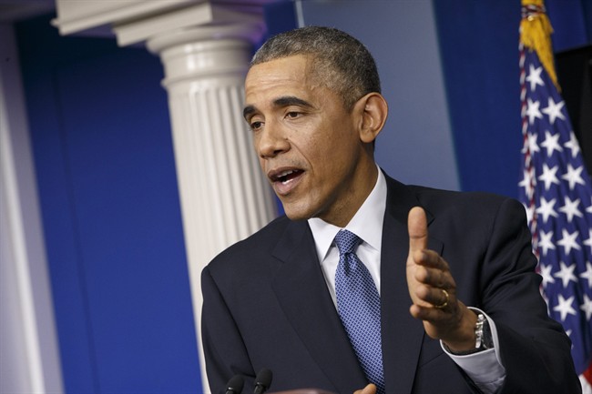 U.S. President Barack Obama, above, in Washington last month.