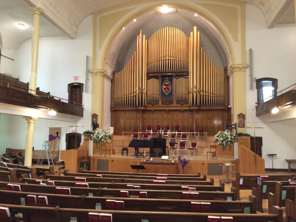 Scaffolding up as restoration begins on Edmonton’s McDougall Church ...