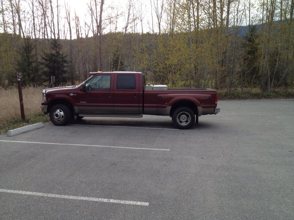 The maroon Ford King Rancher that was stolen from a Best Western parking lot on February 14, 2015. Corri Adamson says her deceased grandmother's documents were inside a white duffel bag when it was stolen.